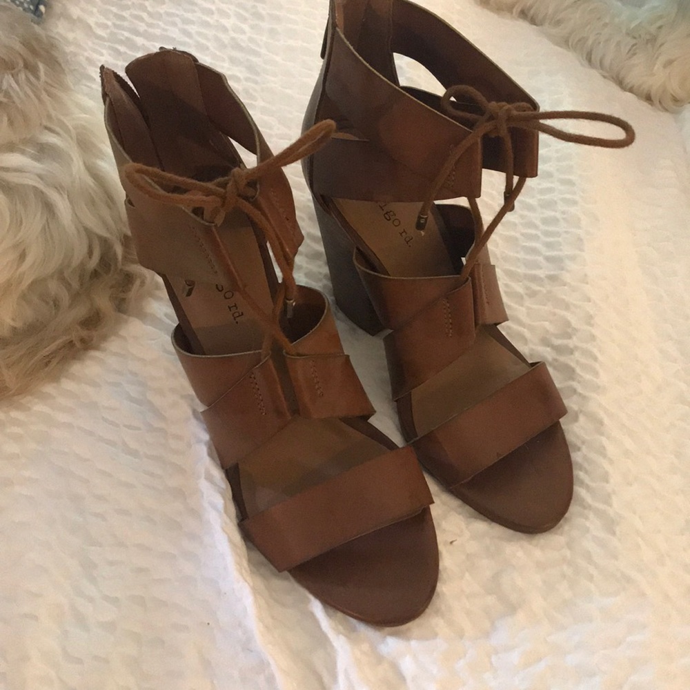 Brown heels
